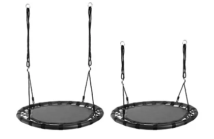 Hinta - gólyfészek fekete - 100 cm / 150 kg