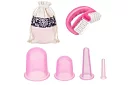 Masszázs eszköz készlet – 4 szilikon köpöly + masszőr + táska