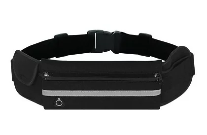 Turista derék táska apróságokhoz - fekete