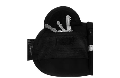 Turista derék táska apróságokhoz - fekete