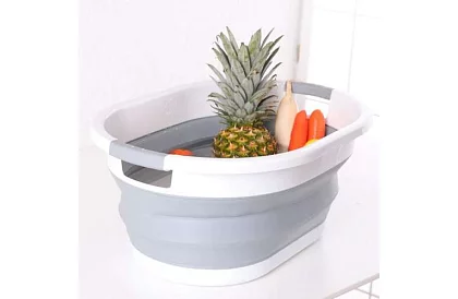 Összecsukható ruháskosár/medence 25 l