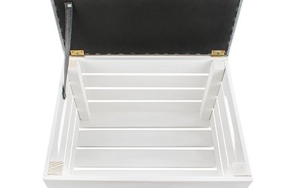 Fa lábtartó – puff doboz tároló hellyel