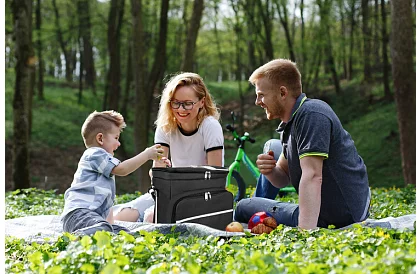 Piknik hűtőtáska vállra