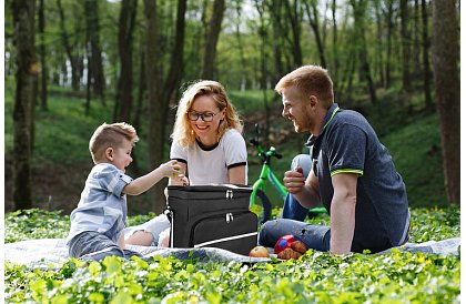 Piknik hűtőtáska vállra