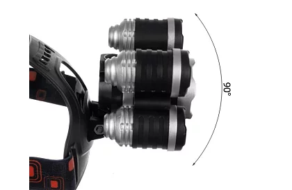 LED fejlámpa 5 x Cree T6 LED