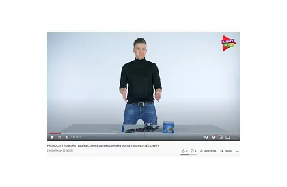 LED fejlámpa 5 x Cree T6 LED