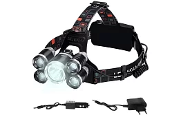 LED fejlámpa 5 x Cree T6 LED