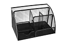 Asztali szervező - 6 rekesz - fekete