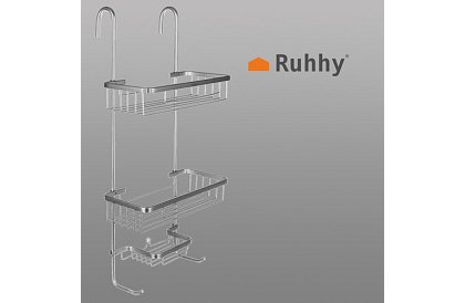 Fürdőszobai polc - ezüst