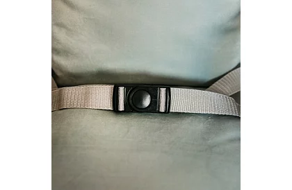 Fából gyermek hinta – szürke