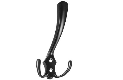 Bútor falra akasztó fekete – 5 darabos készlet