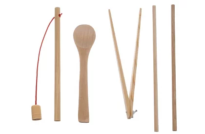 Fából készült oktató puzzle