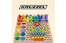 Fából készült oktató puzzle