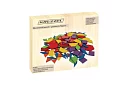 Fa wooden educational puzzle - geometriai formák
