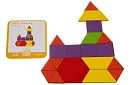Fa wooden educational puzzle - geometriai formák