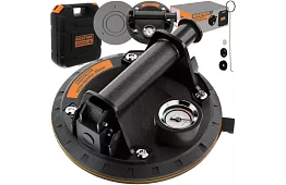 Vákuumos szívó a nyomásmérővel és pumpával borítókhoz, csempékhez és üveghez