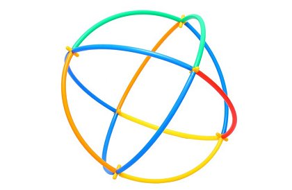 Színes 3D építőjáték szívószálakból 408 db – kreatív játék gyerekeknek