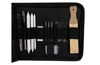 Professzionális rajzoló és vázlatkészítő készlet – 32 elem