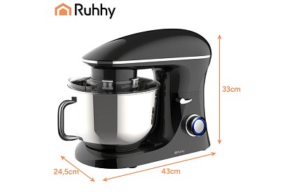 Konyhai robotgép 1500 W, 6,2L tállyal – RUHHY