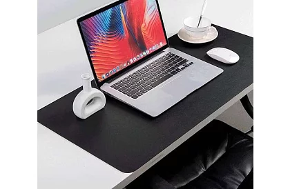 XXL egérpad és billentyűzetpad 90x45cm - fekete