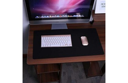 XXL egérpad és billentyűzetpad 90x45cm - fekete