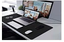 XXL egérpad és billentyűzetpad 90x45cm - fekete