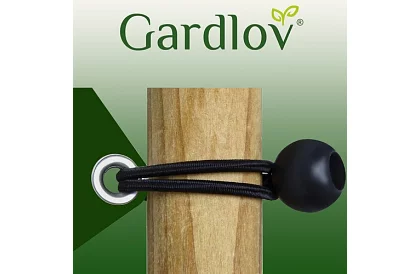 Rugalmas gumik golyóval a ponyvák és tarpok rögzítésére – 10 db