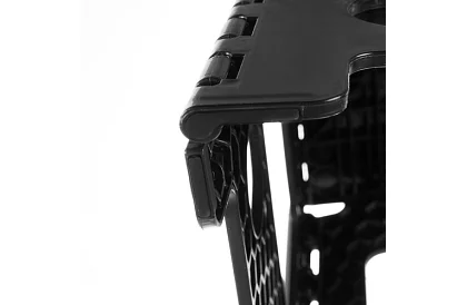 Összecsukható szék – fekete-fehér puff