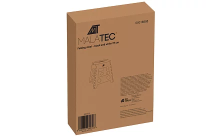 Összecsukható szék – fekete-fehér puff