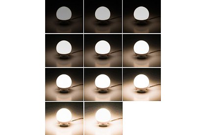 LED tükörre szerelt LED lámpák - sminkasztal - 10 db-os készlet