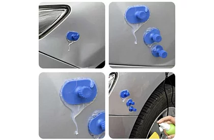 Karosszéria javító készlet visszafordítható kalapáccsal