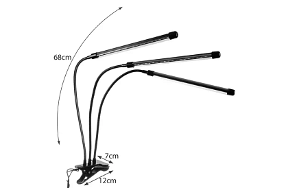 LED növénytermesztő lámpa TRIO – időzítővel és vezérléssel