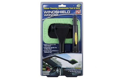 Ablaktörlő, az autóba Winshied Wonder - Lehajtható és levehető fogantyúval, segít, hogy könnyedén és gyorsan tisztítsa, az ablakokat a járművén