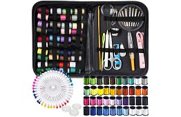 Szőnyegkészlet 129 elemből – utazási varrókészlet