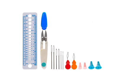 XXL horgoló készlet 85 darabos tokban