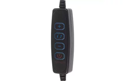 LED asztali lámpa fém klipszel – fekete