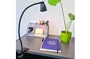 LED asztali lámpa fém klipszel – fekete