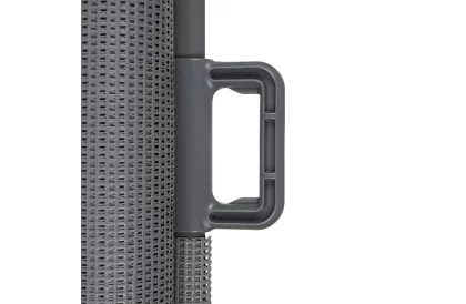 Kihúzható biztonsági redőny ajtóra – szürke - 157 cm