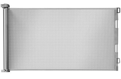 Kihúzható biztonsági redőny ajtóra – szürke - 157 cm