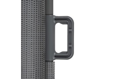 Kihúzható biztonsági redőny ajtóra – szürke - 157 cm