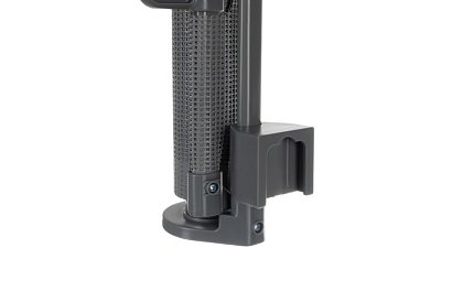 Kihúzható biztonsági redőny ajtóra – szürke - 157 cm