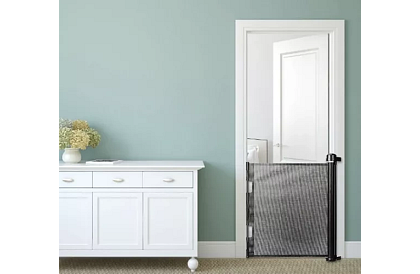 Kihúzható biztonsági roló ajtóra – fekete – 157 cm