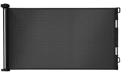 Kihúzható biztonsági roló ajtóra – fekete – 157 cm