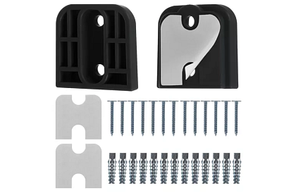 Kihúzható biztonsági roló ajtóra – fekete – 157 cm