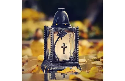 Fehér hengeres gyertya 10x5 cm – 8 darabos készlet