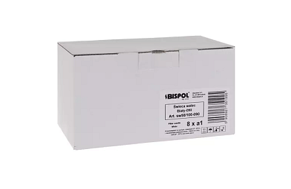 Fehér hengeres gyertya 10x5 cm – 8 darabos készlet