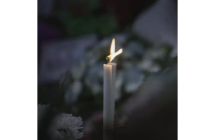 Fehér kúpos gyertya 24,5x2,3 cm – 40 db-os készlet