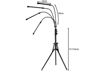 LED növénytermesztő lámpa Quattro – időzítővel és távirányítóval