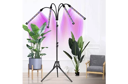 LED növénytermesztő lámpa Quattro – időzítővel és távirányítóval