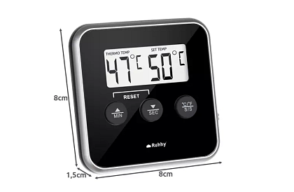 Digitális konyhai hőmérő szondával